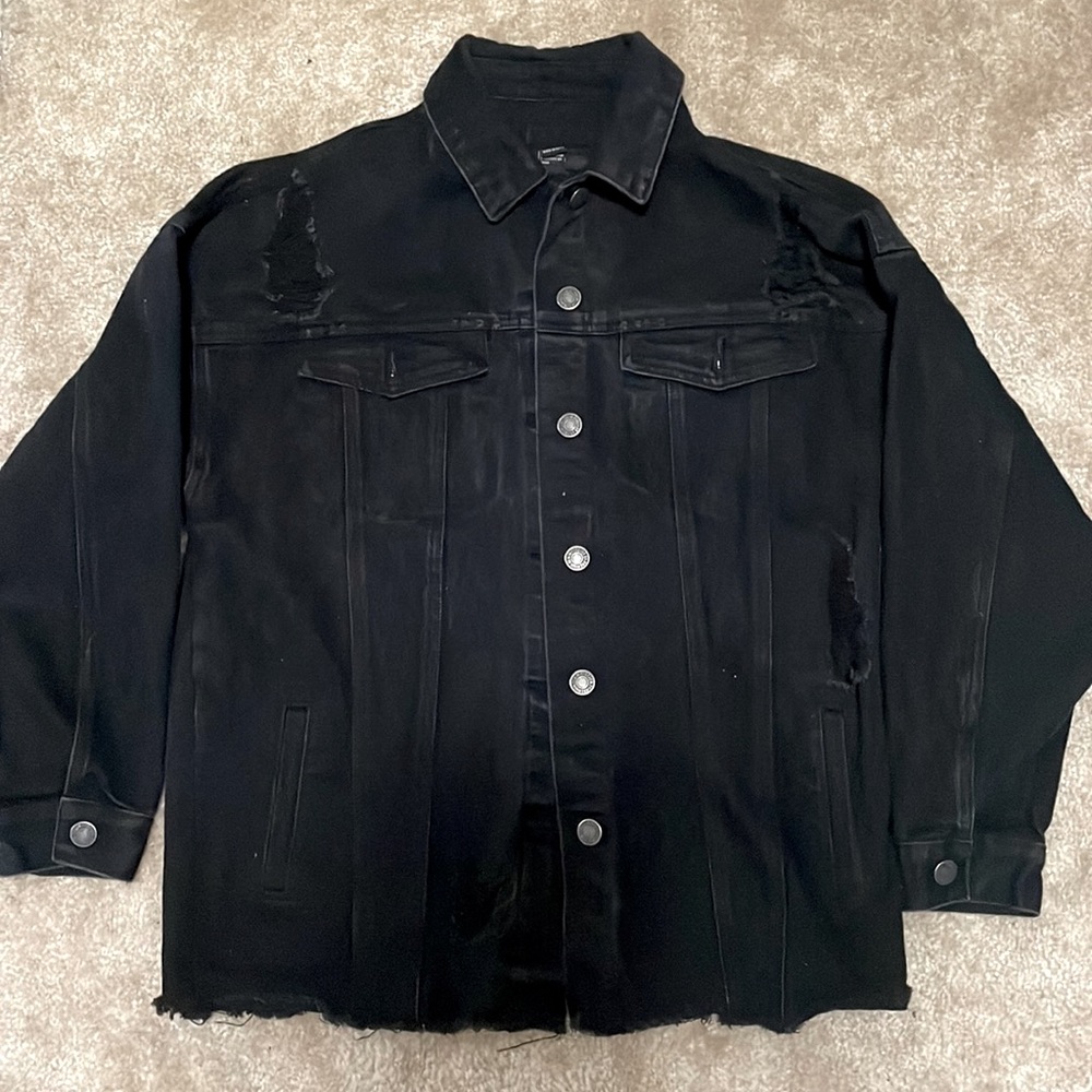 Forever21 Black Denim Jacket 🧥